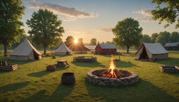 Le camping à la ferme privilégie l authenticité rurale