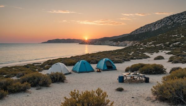 Savez vous où poser sa tente au bord de la Méditerranée ?